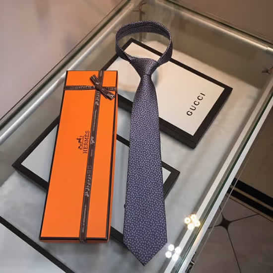 Classic Men Business Luxury Tie Replica Top Quality Hermes Ties 15